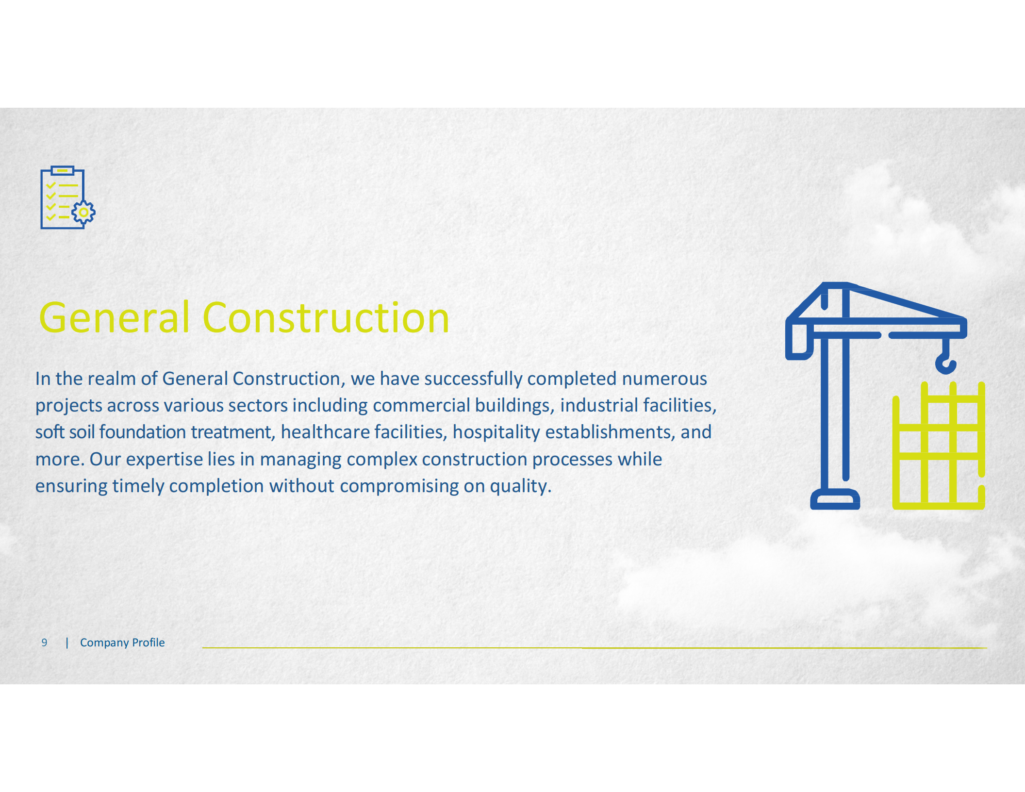 Corporate Profile Page 9